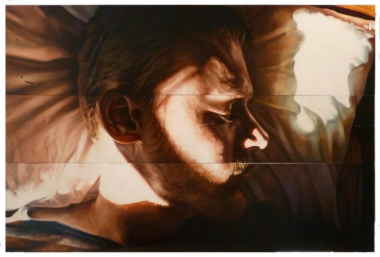 All That Collides (Before The Sleeper's Wake), a painting by Australian artist Katherine Edney