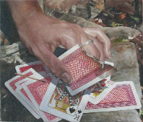 Departures 14, a painting by Australian artist Katherine Edney