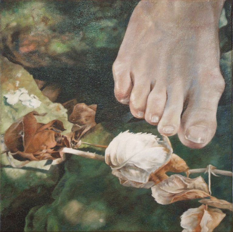 Departures 5, a painting by Australian artist Katherine Edney