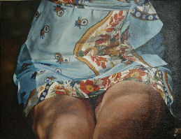 Departures 6, a painting by Australian artist Katherine Edney