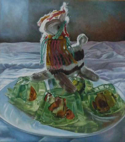 Isla Del Pescado, a painting by Australian artist Katherine Edney