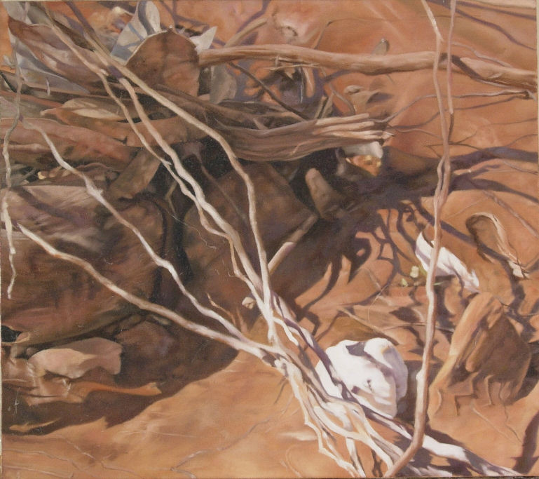 Fowlers Gap 1, a painting by Australian artist Katherine Edney