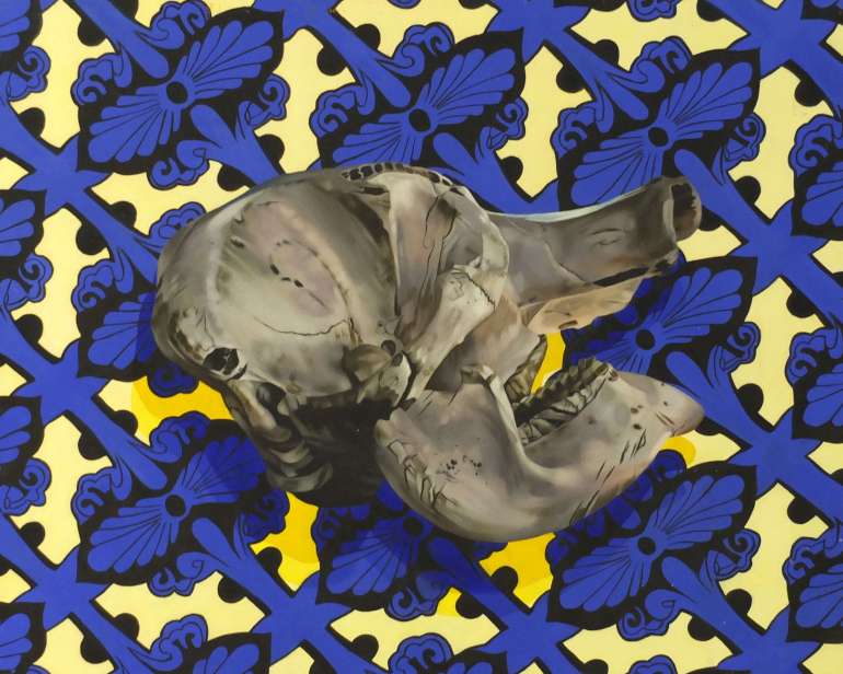 I have not fallen, I am just kneeling 1, a painting by Australian artist Katherine Edney