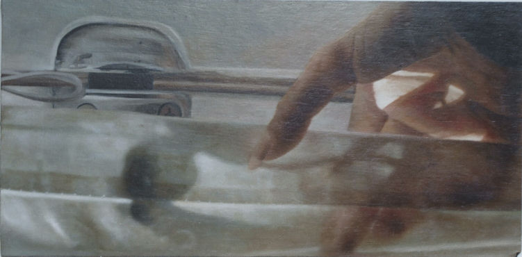 In The Days That Followed 17, a painting by Australian artist Katherine Edney