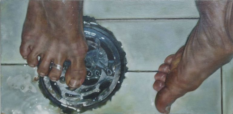 In The Days That Followed 4, a painting by Australian artist Katherine Edney