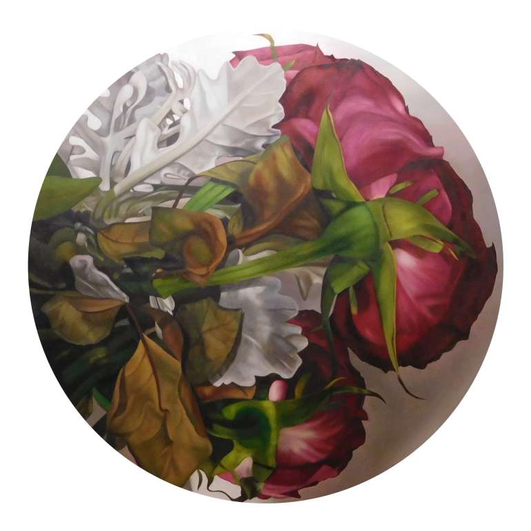 Some Roses Are Red 2, a painting by Australian artist Katherine Edney