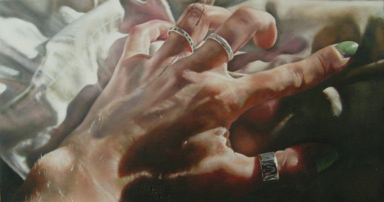 Time & Time Again 1, a painting by Australian artist Katherine Edney